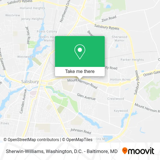 Sherwin-Williams map
