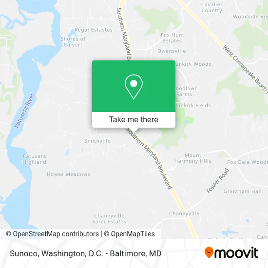 Sunoco map