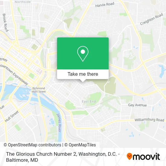 The Glorious Church Number 2 map