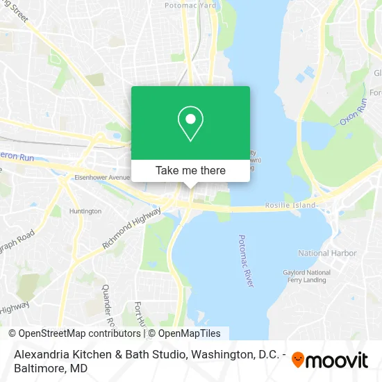 Alexandria Kitchen & Bath Studio map