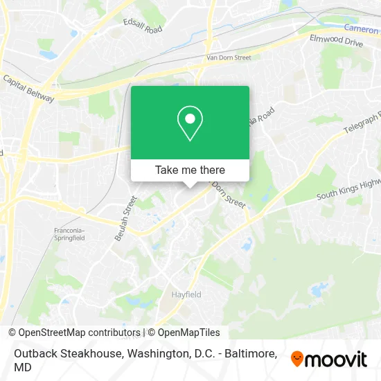 Outback Steakhouse map