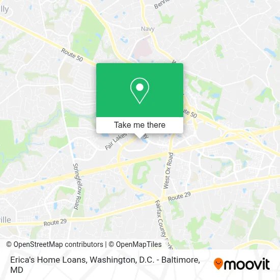 Erica's Home Loans map