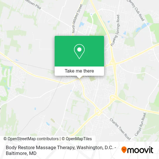 Body Restore Massage Therapy map
