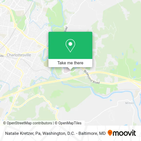 Natalie Kretzer, Pa map