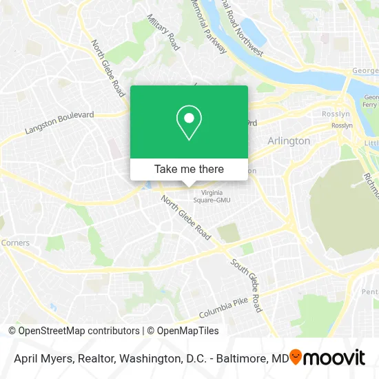April Myers, Realtor map