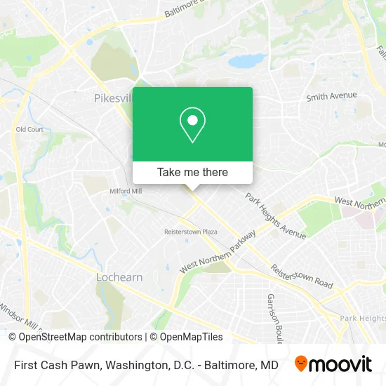 First Cash Pawn map