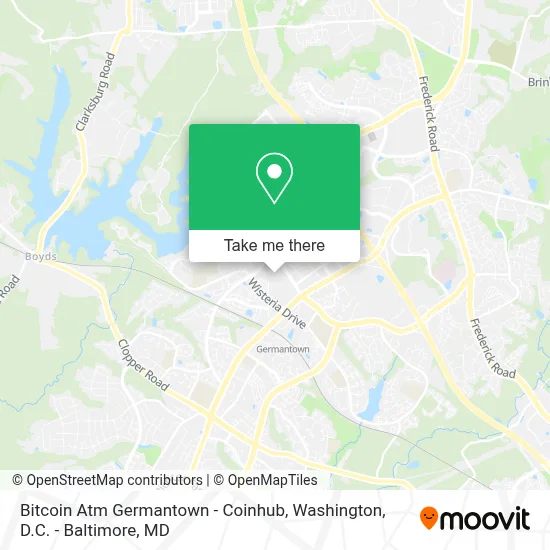 Bitcoin Atm Germantown - Coinhub map