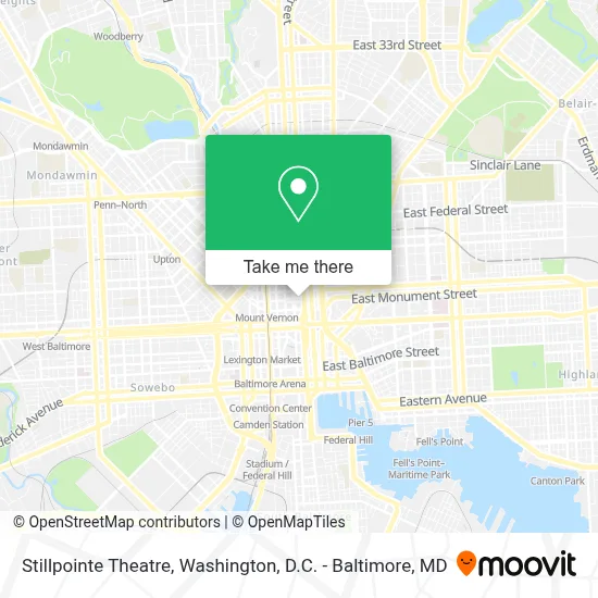 Stillpointe Theatre map