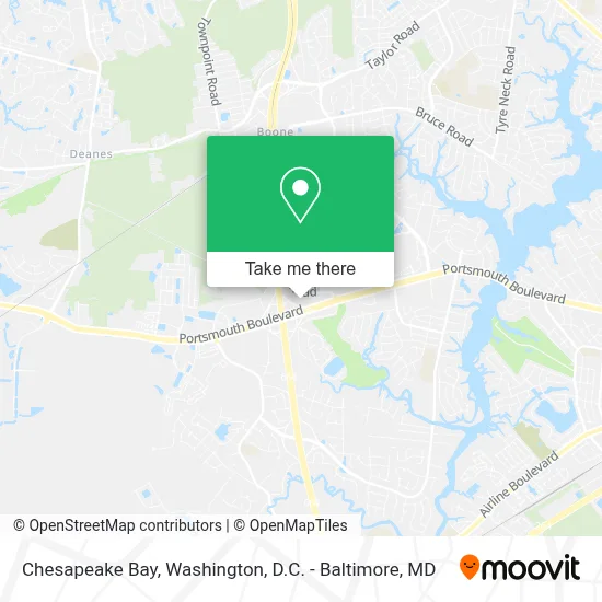 Chesapeake Bay map