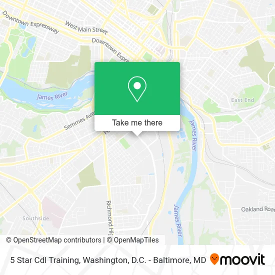 5 Star Cdl Training map