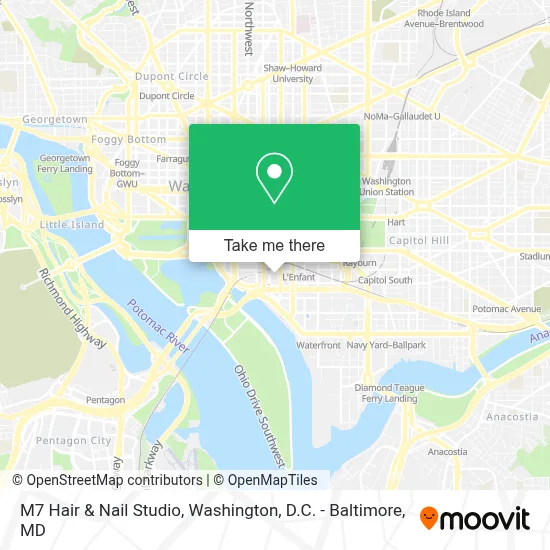 M7 Hair & Nail Studio map