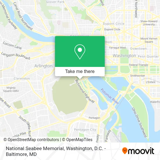National Seabee Memorial map