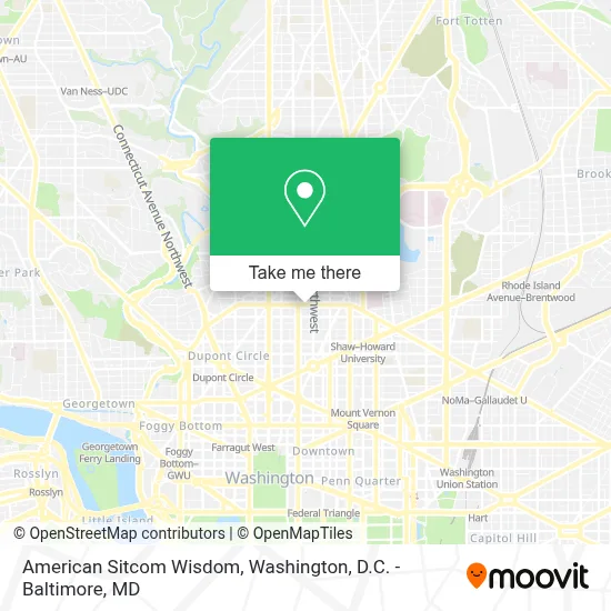 American Sitcom Wisdom map
