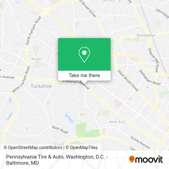 Pennsylvania Tire & Auto map