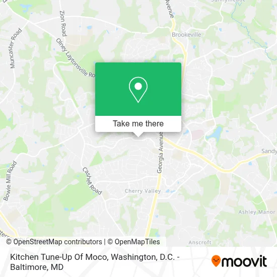 Kitchen Tune-Up Of Moco map