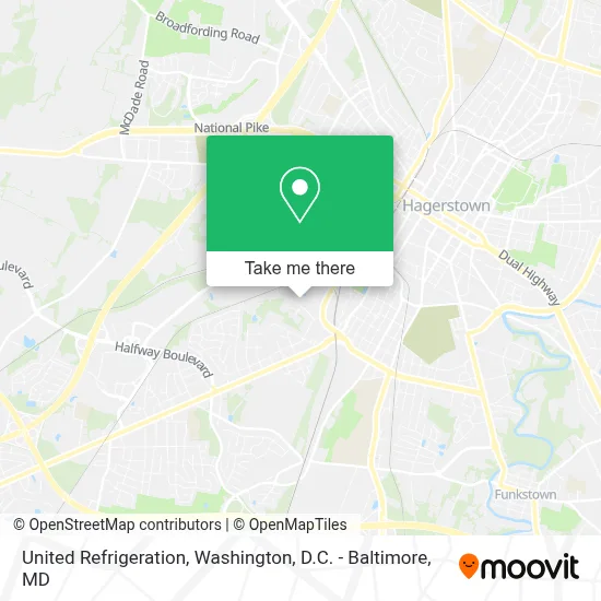 United Refrigeration map