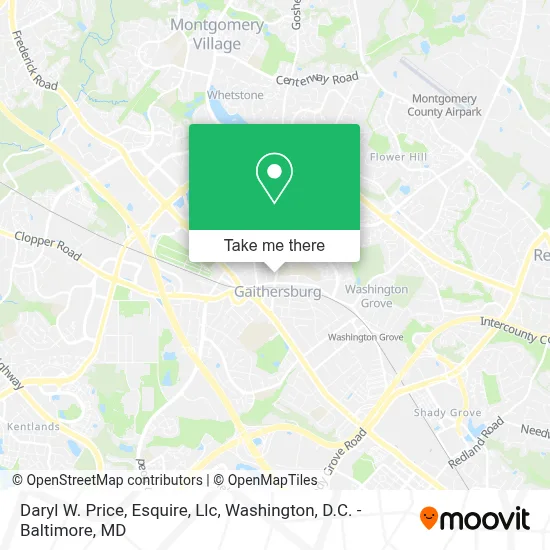 Daryl W. Price, Esquire, Llc map