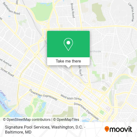 Signature Pool Services map