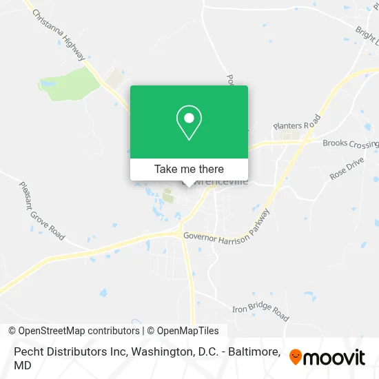 Pecht Distributors Inc map