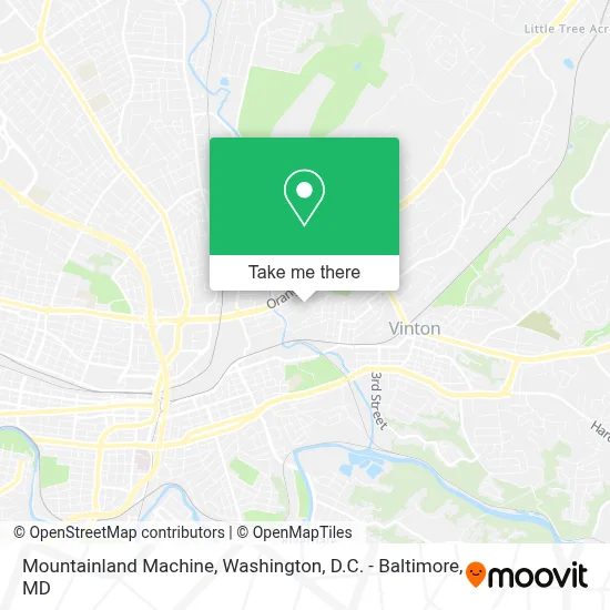 Mountainland Machine map