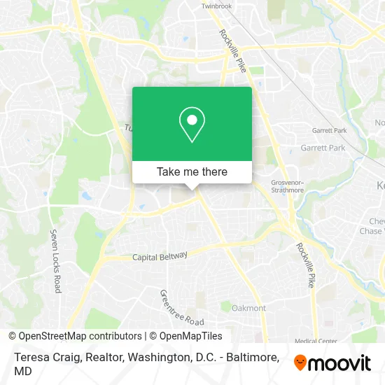 Teresa Craig, Realtor map