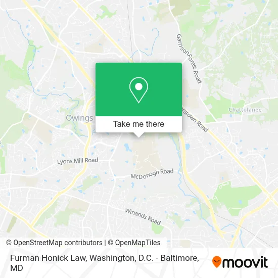 Furman Honick Law map