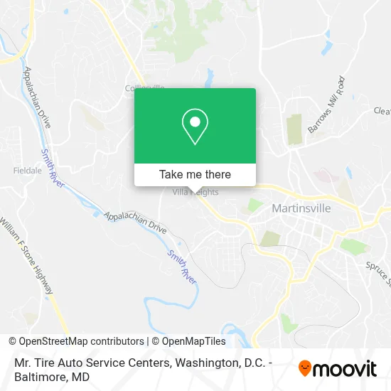 Mr. Tire Auto Service Centers map