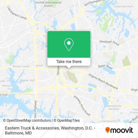 Eastern Truck & Accessories map