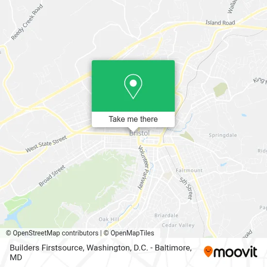 Builders Firstsource map