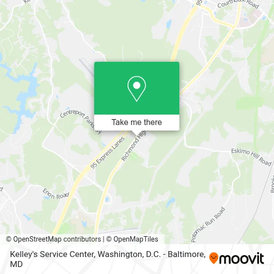 Kelley's Service Center map