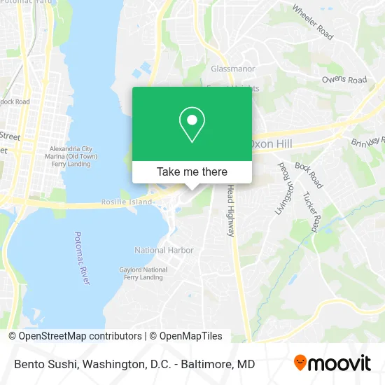 Bento Sushi map