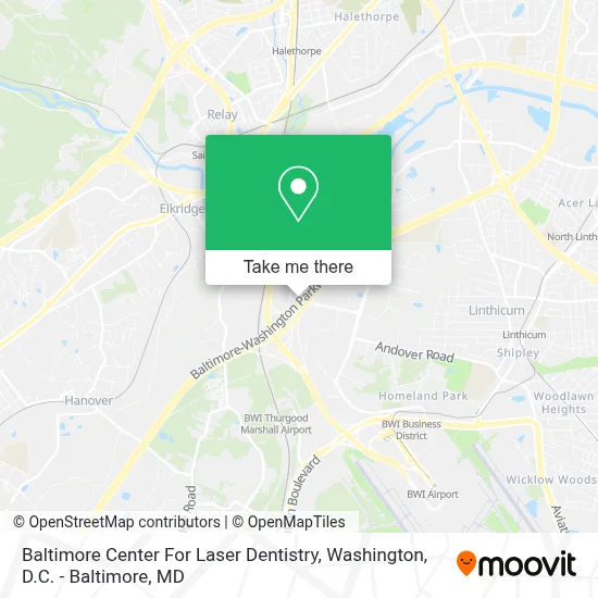 Baltimore Center For Laser Dentistry map