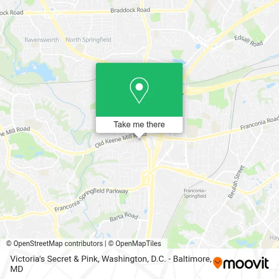 Victoria's Secret & Pink map
