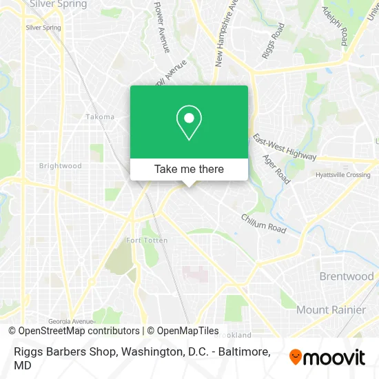 Riggs Barbers Shop map