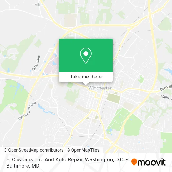 Ej Customs Tire And Auto Repair map
