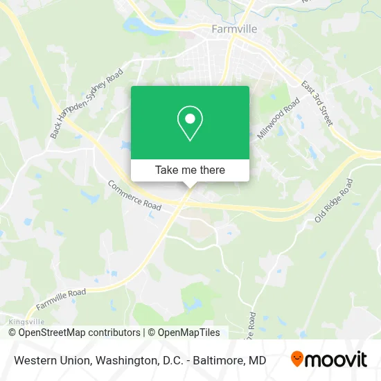 Western Union map