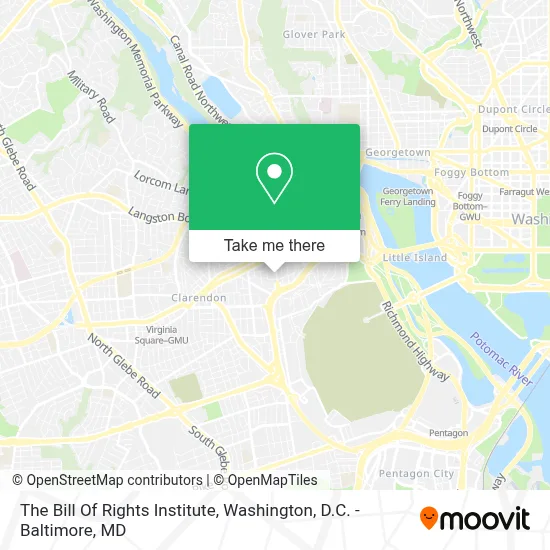 The Bill Of Rights Institute map