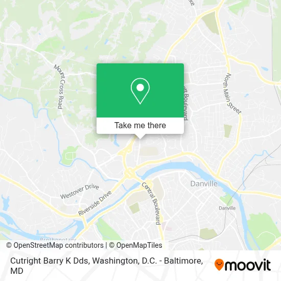 Cutright Barry K Dds map