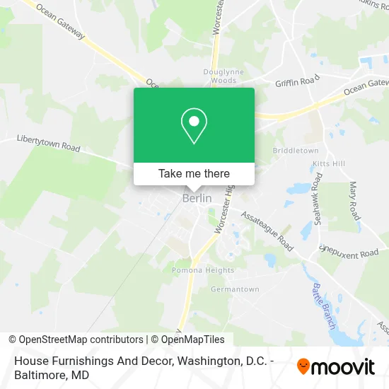 House Furnishings And Decor map