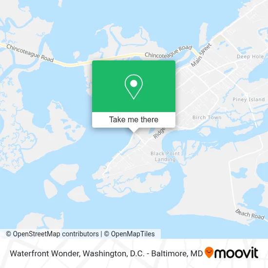 Waterfront Wonder map