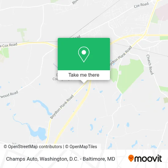 Champs Auto map