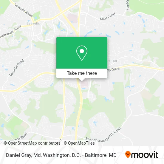 Daniel Gray, Md map