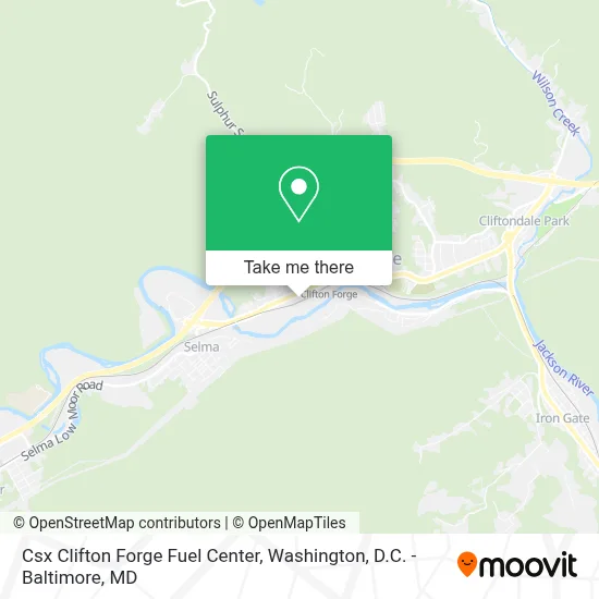 Csx Clifton Forge Fuel Center map