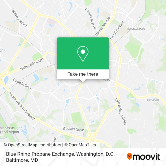 Blue Rhino Propane Exchange map