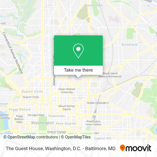 The Guest House map