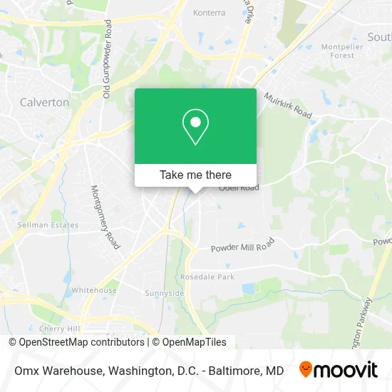 Omx Warehouse map