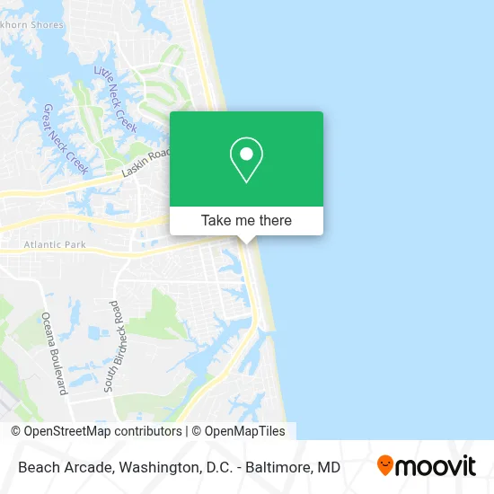 Beach Arcade map
