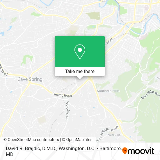 David R. Brajdic, D.M.D. map