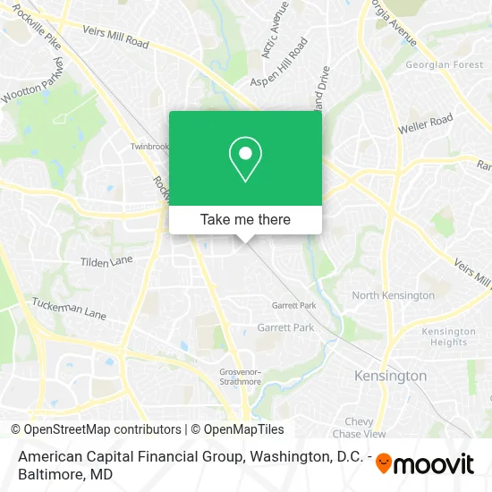American Capital Financial Group map