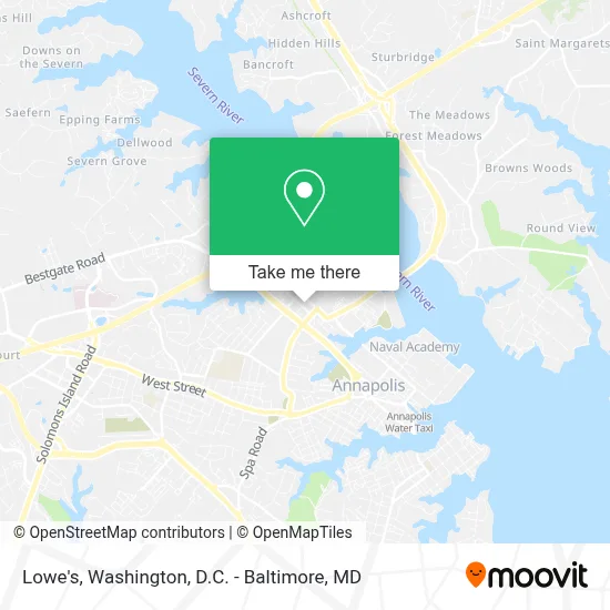 Lowe's map